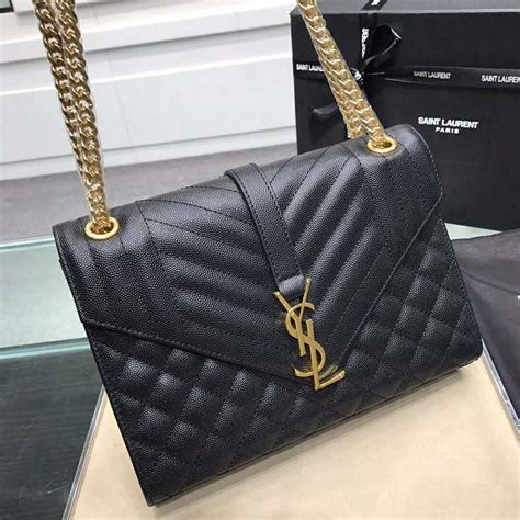 black on black ysl envelope bag|ysl envelope bag price.